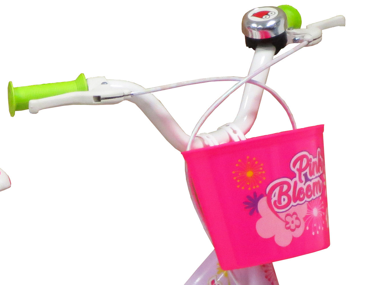 Bicicletta per Bambina 16" 2 Freni  Pink Bloom Rosa