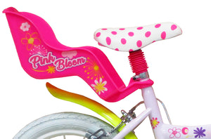 Bicicletta per Bambina 16" 2 Freni  Pink Bloom Rosa