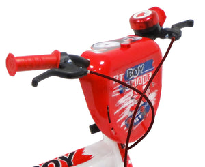 Bicicletta per Bambino 16" 2 Freni  Rt-Boy Skate Bianca