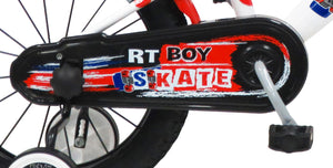 Bicicletta per Bambino 16" 2 Freni  Rt-Boy Skate Bianca