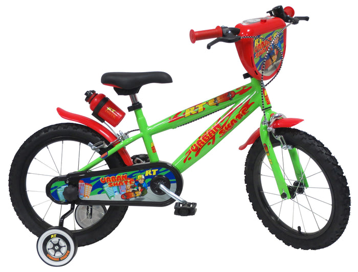 Bicicletta per Bambino 16" 2 Freni  Urban Skate Verde