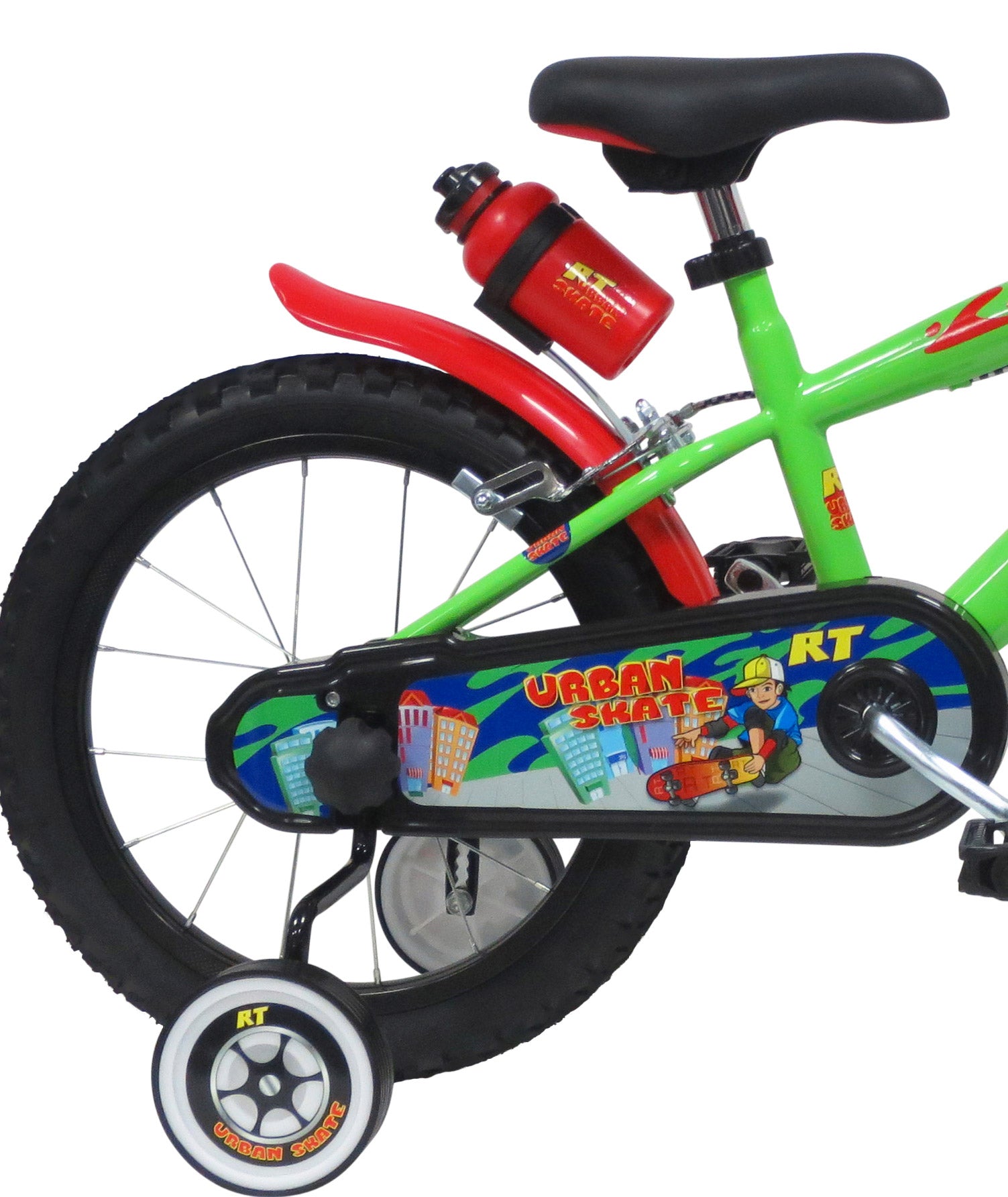 Bicicletta per Bambino 16" 2 Freni  Urban Skate Verde