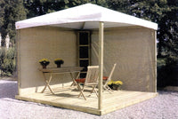 Kit 4 Coperture Laterali per Gazebo 300x300 cm in TNT