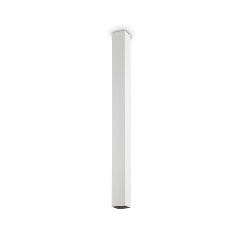 Plafoniera Moderna Sky Metallo Bianco 1 Luce Gu10 7W 3000K Luce Calda H75Cm