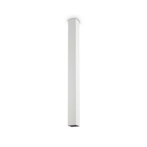 Plafoniera Moderna Sky Metallo Bianco 1 Luce Gu10 7W 3000K Luce Calda H75Cm