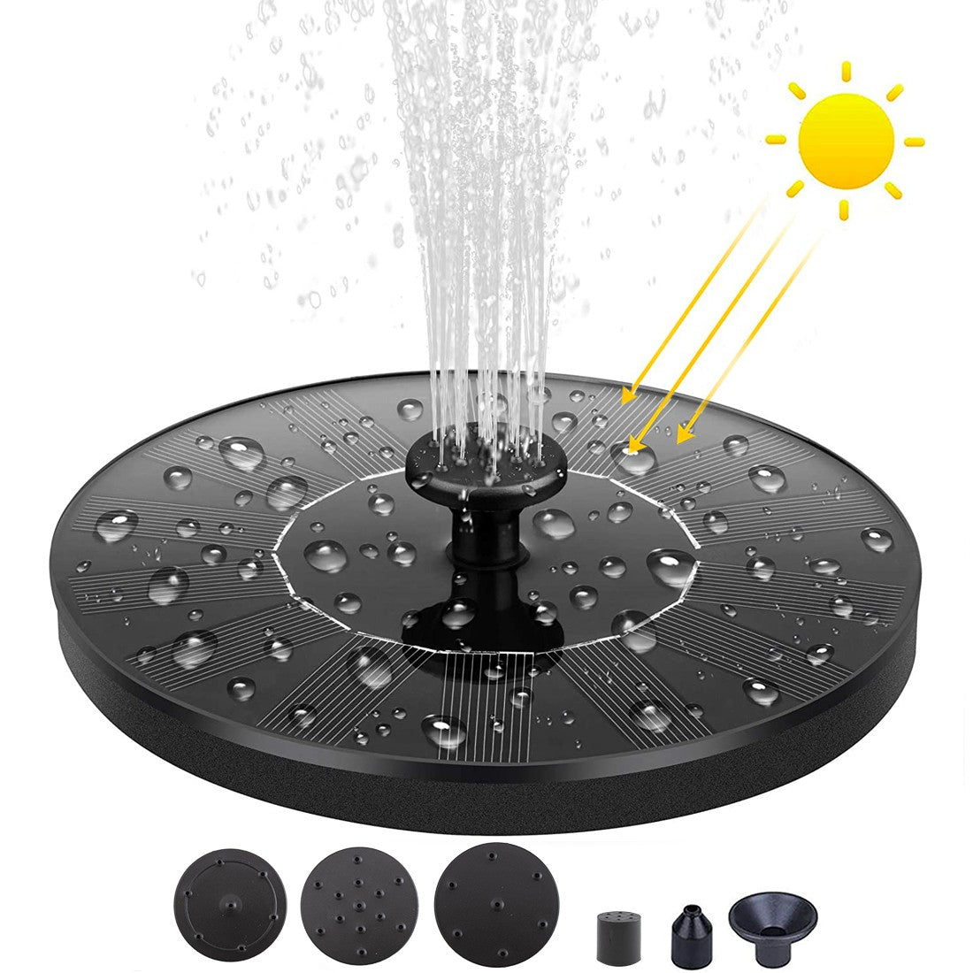 Fontana Galleggiante per Laghetto a Ricarica Solare