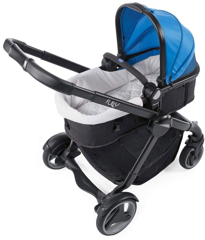 Passeggino Carrozzino 2 in 1 per Bambini Chicco Fully Blu