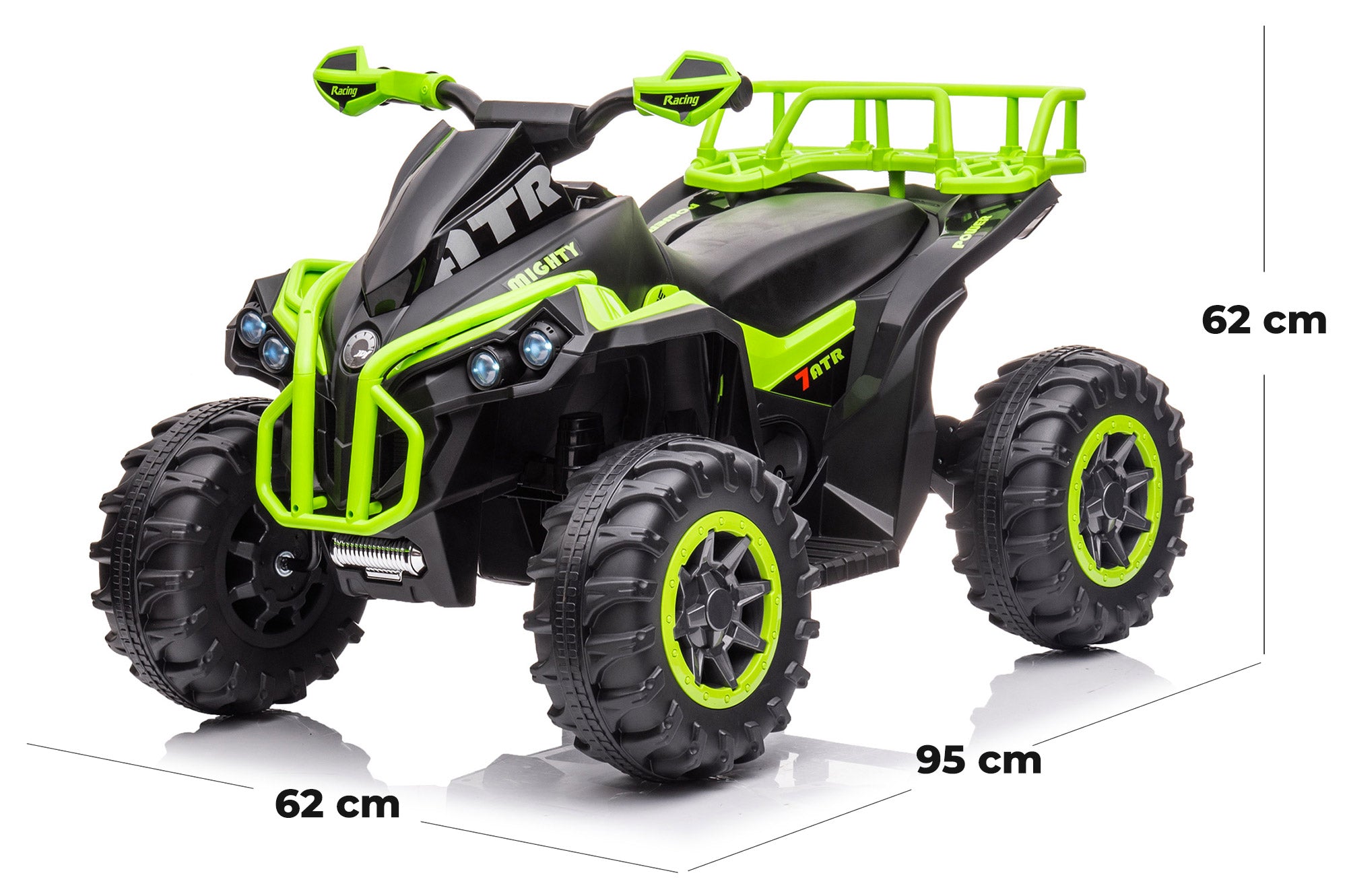 Quad Elettrico per Bambini 12V ATV 1.0 Verde