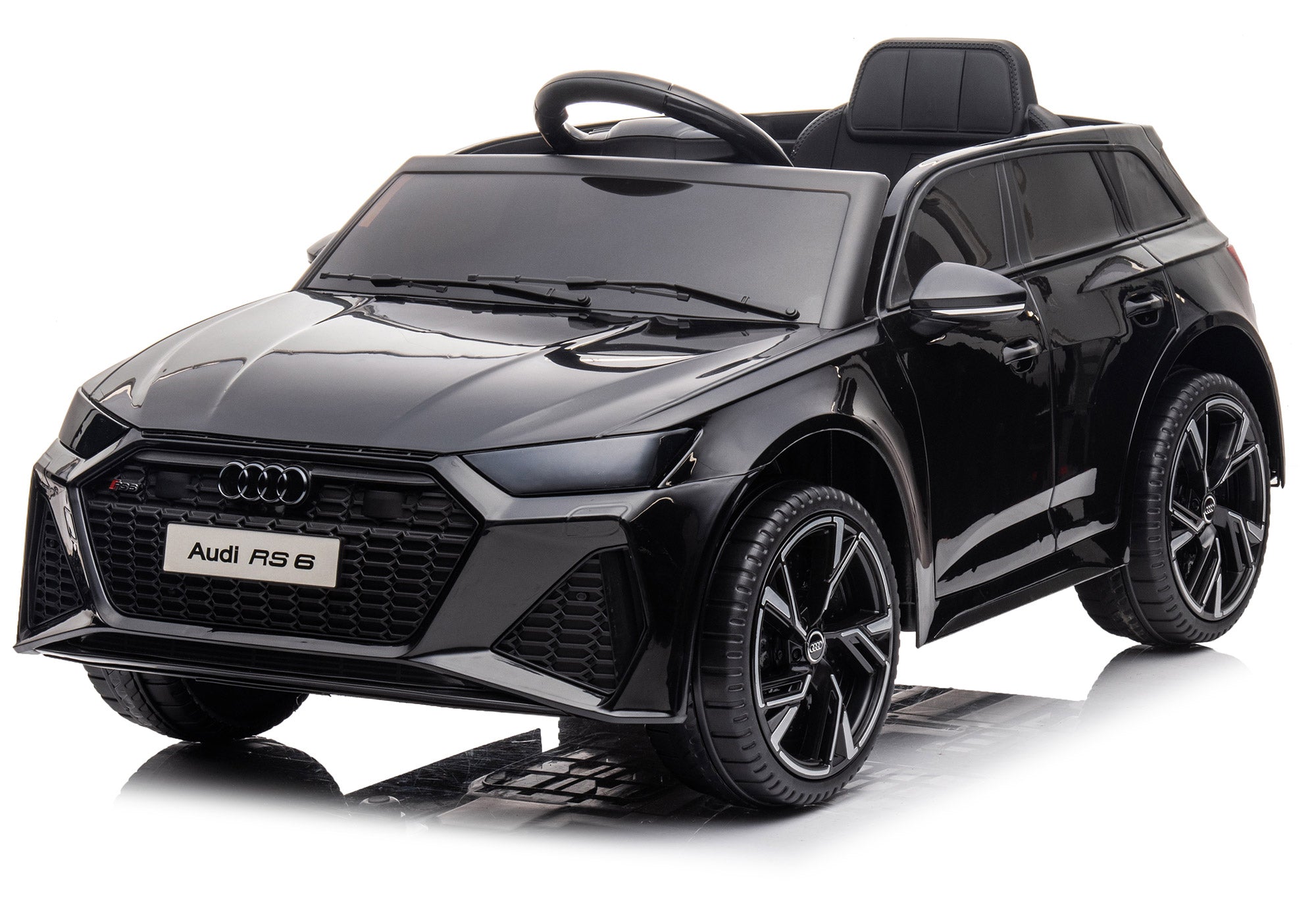 Macchina Elettrica per Bambini 12V con Licenza Audi RS6 Nera