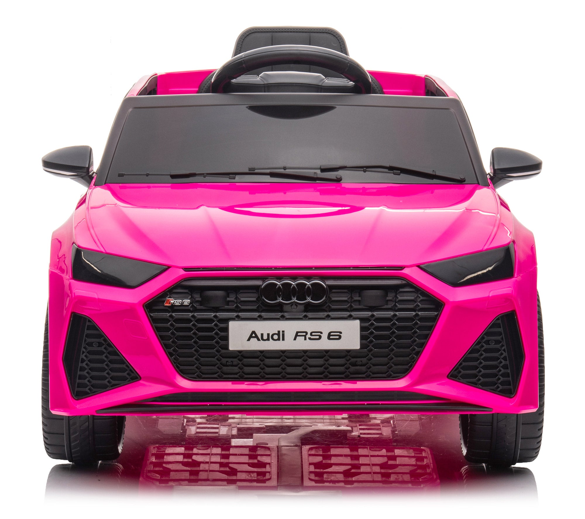 Macchina Elettrica per Bambini 12V con Licenza Audi RS6 Rosa