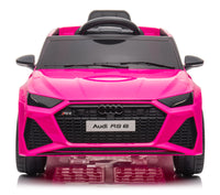 Macchina Elettrica per Bambini 12V con Licenza Audi RS6 Rosa