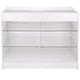 Bancone Espositore K1200 Bianco Brillante per Negozio 120cm x 90cm x 60cm