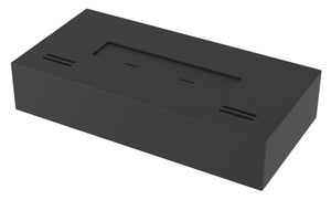 Bruciatore a Bioetanolo per Camini 40x8x20 cm 1L Simple Box 400 Nero