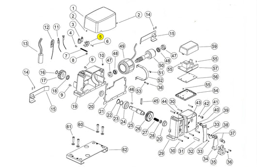 STP034 SUPPORTO MICROSWITCH FINECORSA AG FUTURE KV10 RICAMBIO