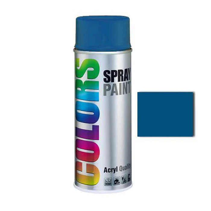 Spray Colors 400Ml Vernice Antigraffio Di Facile Applicazione E Rapida Essiccazione Colore Blu Genziana-Duplicolor