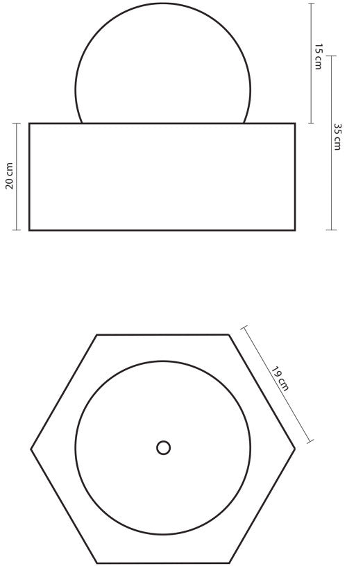 Fontana da Interno a Sfera Ø20 cm in Acciaio Venere