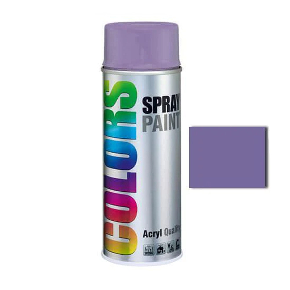 Spray Colors 400Ml Vernice Antigraffio Di Facile Applicazione E Rapida Essiccazione Colore Blu Lilla-Duplicolor