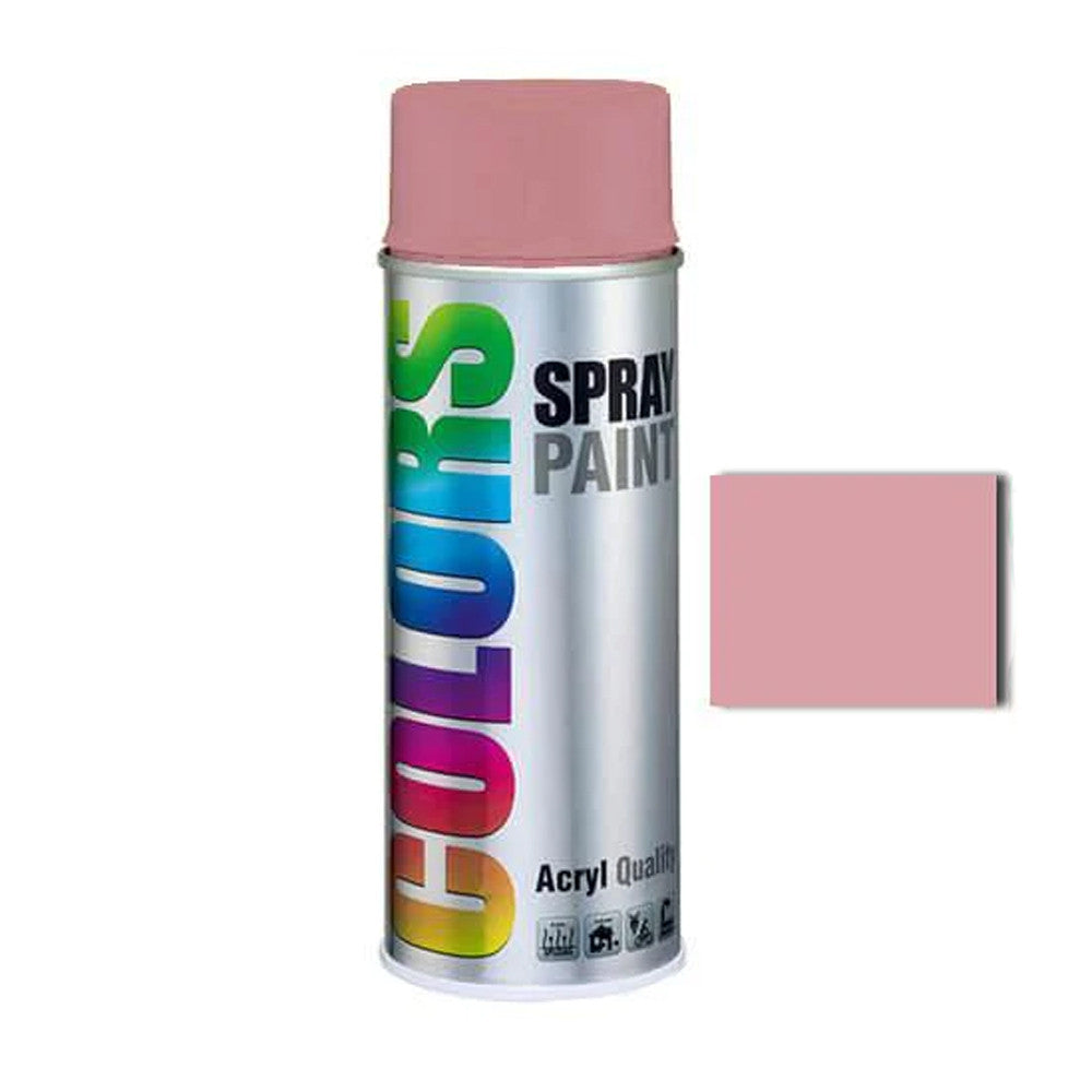 Spray Colors 400Ml Vernice Antigraffio Di Facile Applicazione E Rapida Essiccazione Colore Rosa Chiaro-Duplicolor