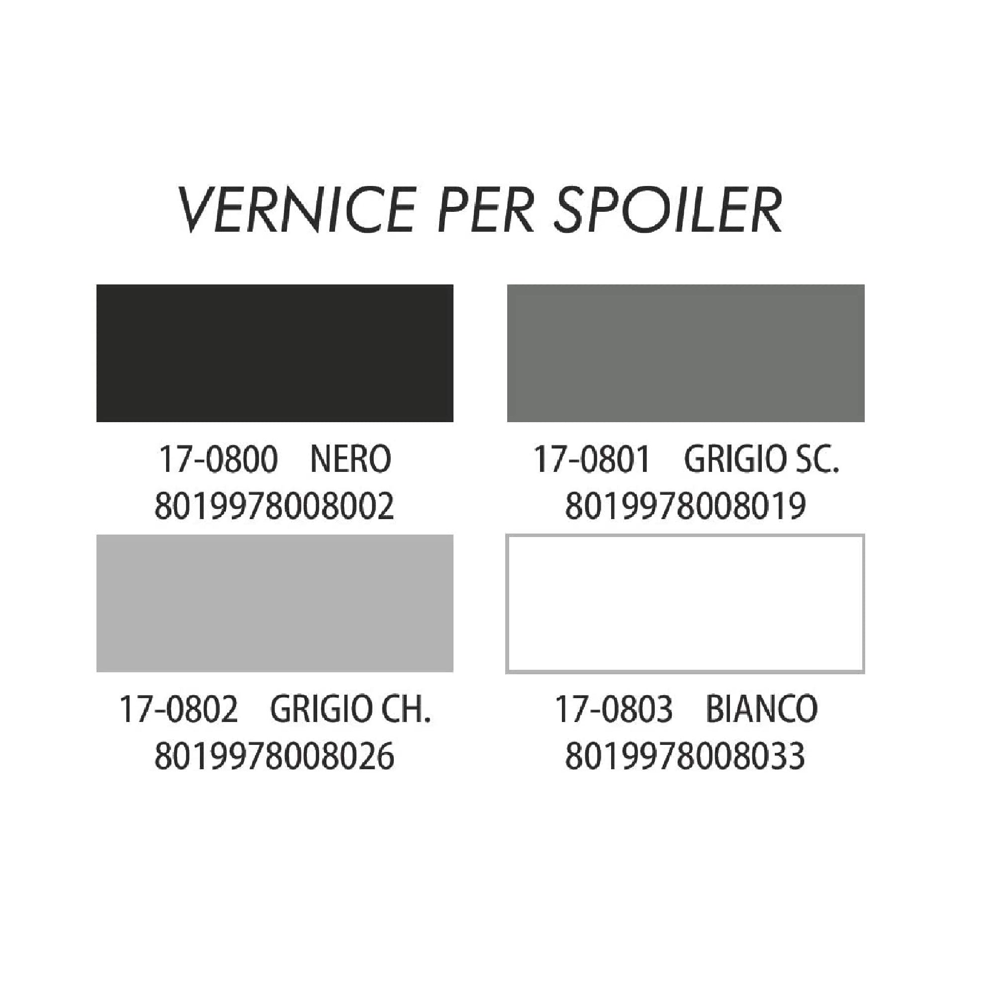 Vernice spray per spoiler e paraurti in plastica auto moto ml 400 TEKNICA GRIGIO SCURO