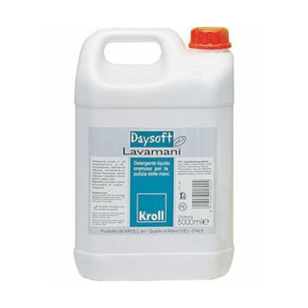 Lavamani Detergente Liquido Cremoso Daysoft 5 Litri Indicato Per Lavaggi Frequenti Ideale Per Sporchi Leggeri-Bigmat