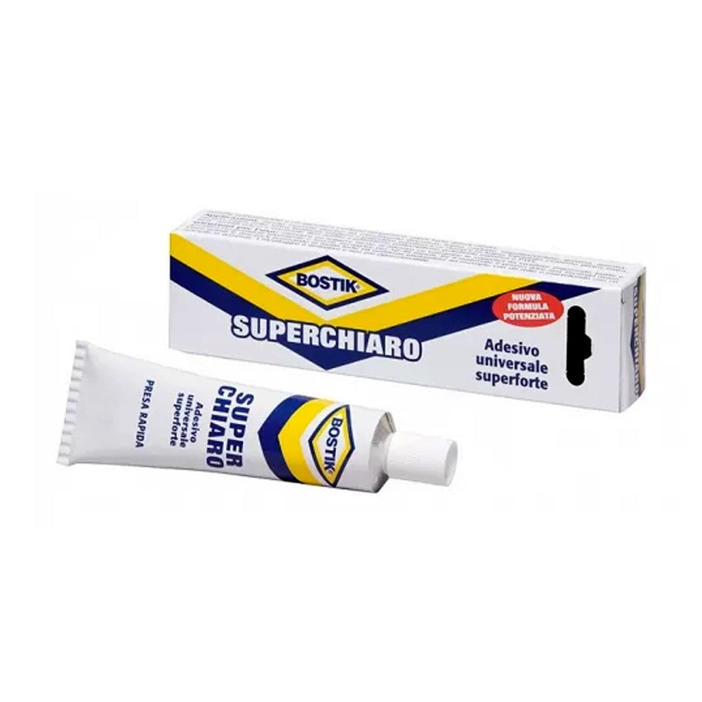 Bostik Superchiaro 125Gr Adesivo Universale A Contatto Trasparente Per Incollaggi Resistenti E Duraturi-Bigmat