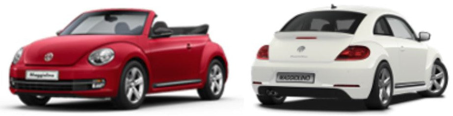 SPRINT04612, VW Maggiolino - Beetle Coupè e Cabrio dal 2011 al 2019 (4 Fix AV2)