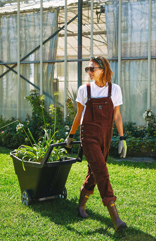 Carriola Multiuso da Giardino 95 Litri Nera