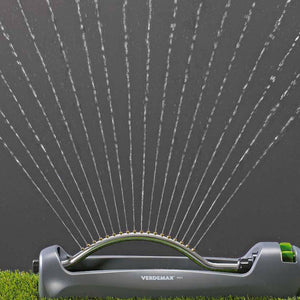 Irrigatore Oscillante da Giardino con 18 Ugelli in Alluminio