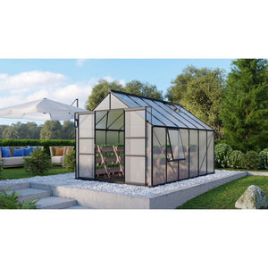 Serra da Giardino Vitavia Meridian 2 9900 257x383x232 cm in Alluminio Nero e Policarbonato