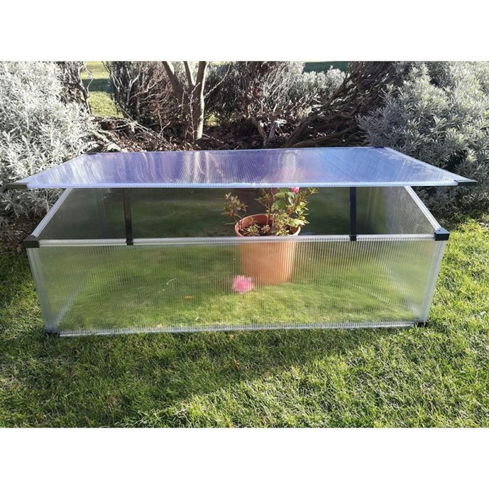 Serretta da Giardino Slide and Grow 2Squared in Policarbonato 97x57 cm x 28/37h cm