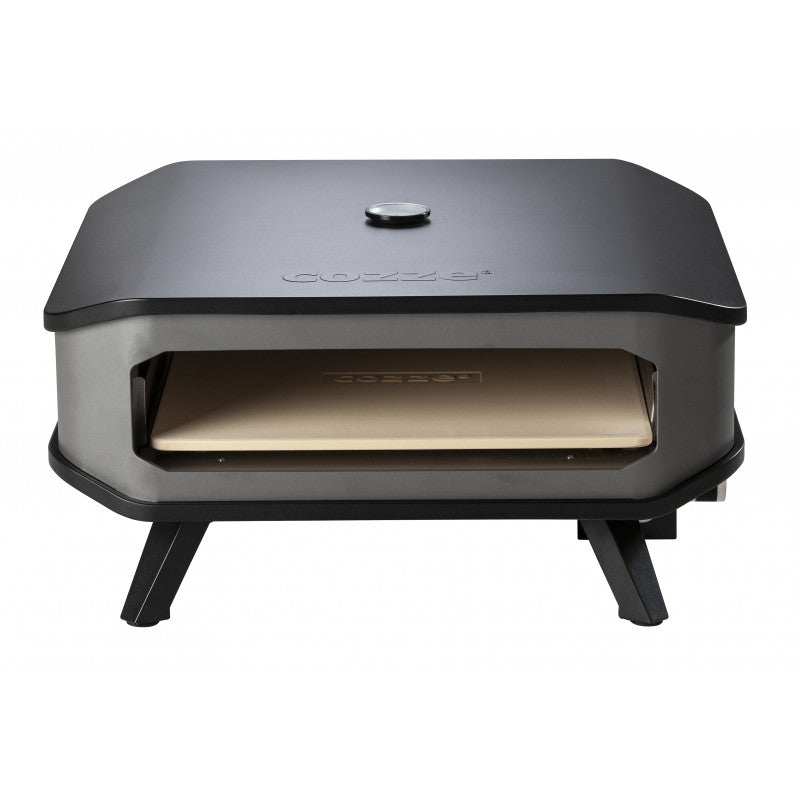 Forno per Pizza a Gas 17' Fino a 450° 42,5x42,5 cm con Pietra Refrattaria