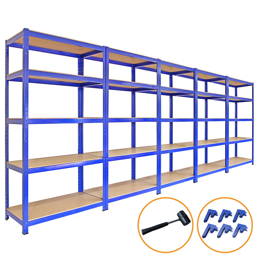 Scaffali da Garage T-Rax ad Incastro Scaffalature da Officina Magazzino - Blu