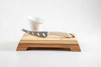 Kit Aperitivo Tagliere Legno 27,3x20,7x4,5 cm con Accessori