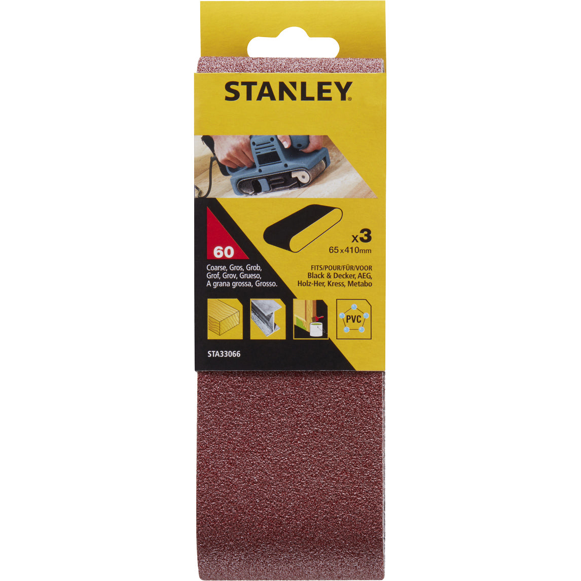 PIRANHA/STANLEY STA33066 (X33066)  3 NASTRI 65X410 GR.60 STANLEY PZ 1,0