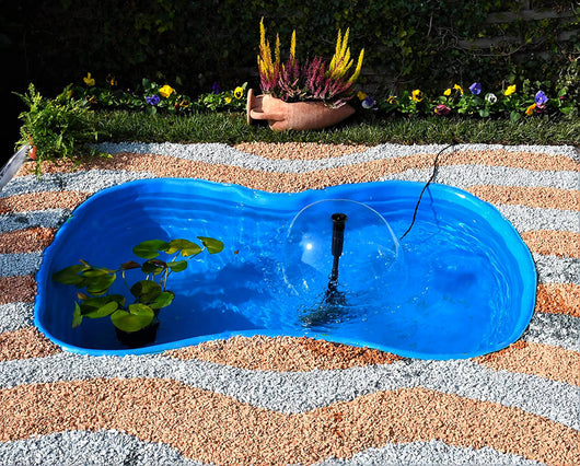 Laghetto Artificiale da Giardino Termoformato 178x125x45 cm in Polietilene 610 litri Azzurro