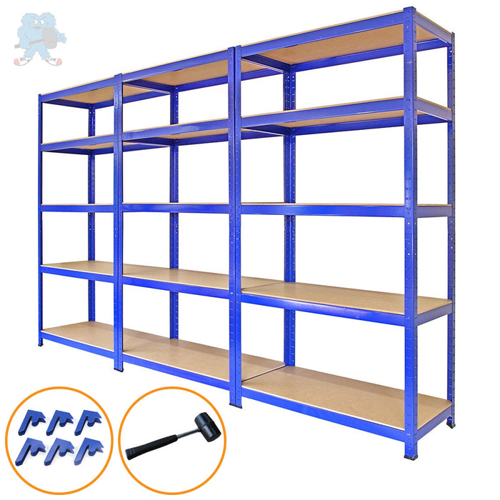 Scaffali da Garage T-Rax ad Incastro Scaffalature da Officina Magazzino - Blu