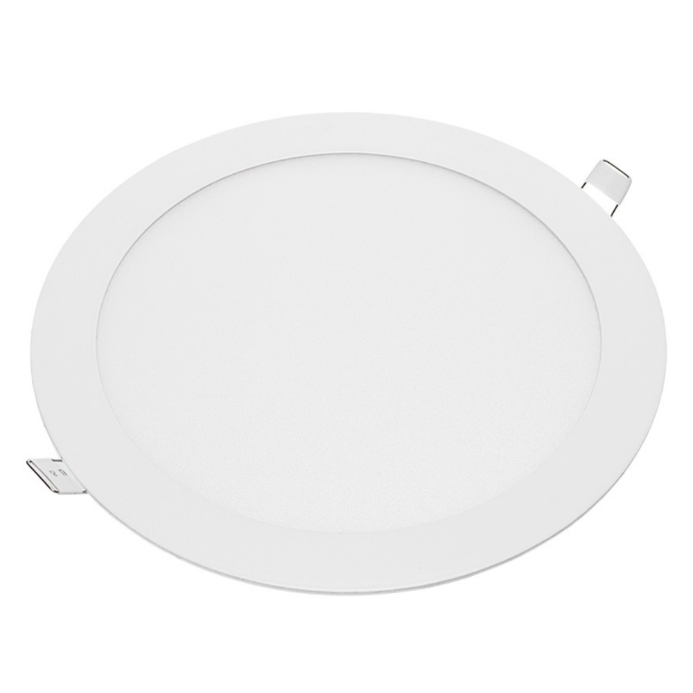 Pannello led incasso 205cm 18watt slim tondo soffitto alimentatore incluso temperatura 4500k bianco