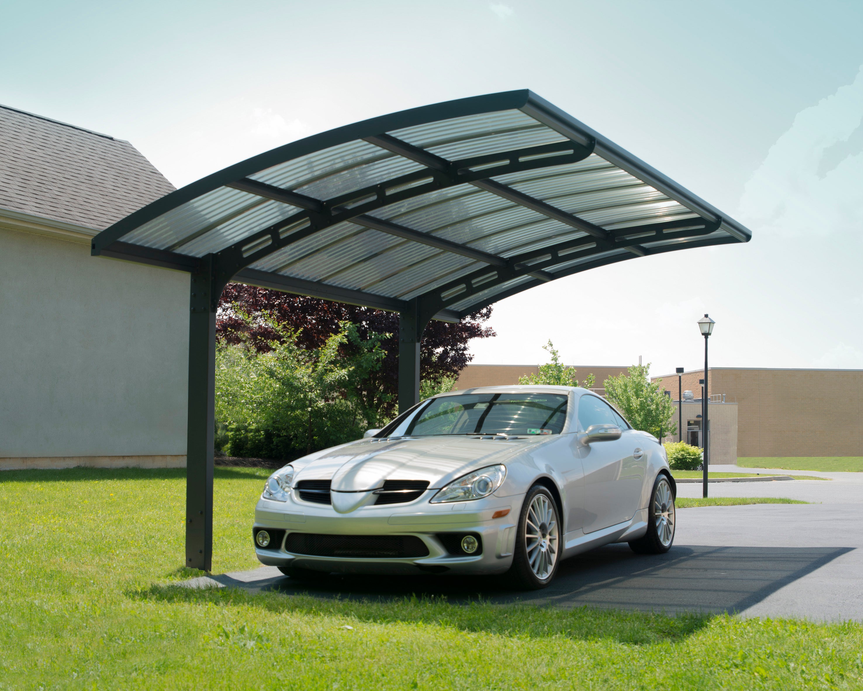 Canopia Arizona Wave Carport in Alluminio 3 X 5 m