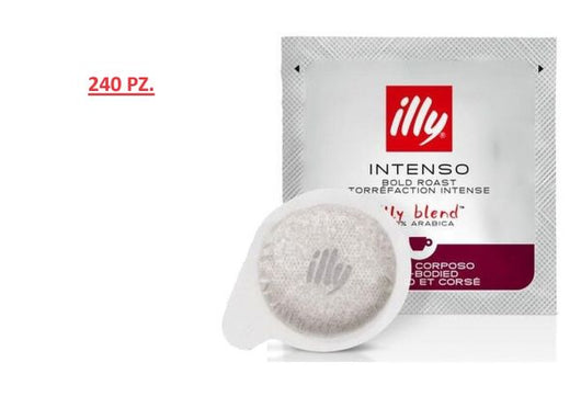 240 cialde illy caffè in cialde ese monodose, tostato intenso, 6 confezioni da 40 cialde