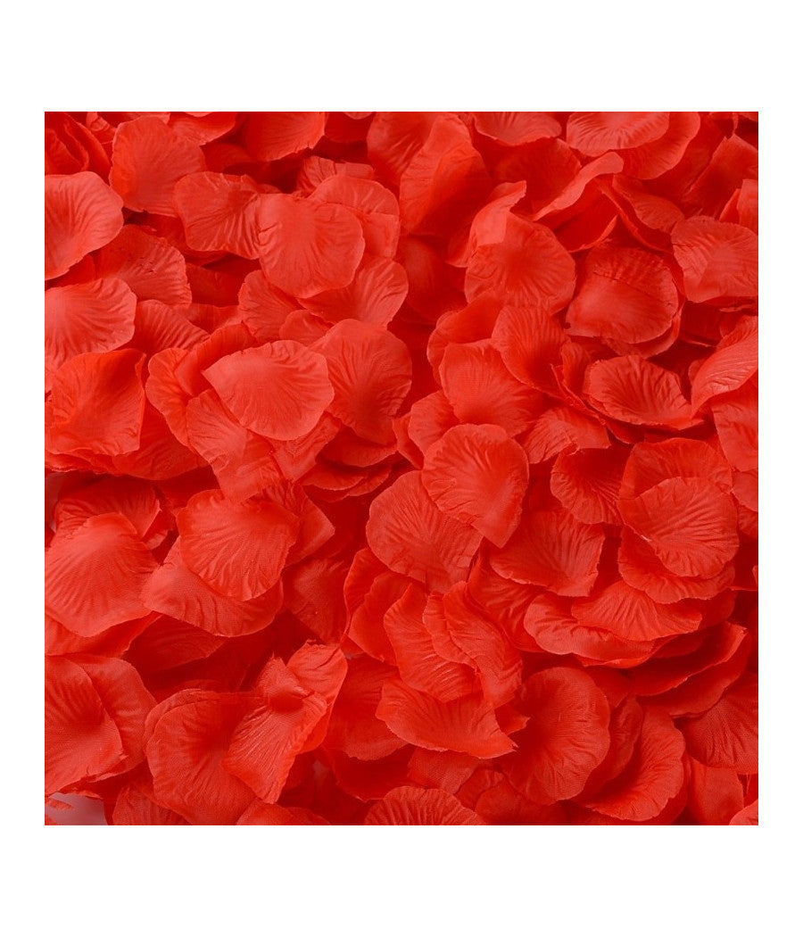 2400 Pezzi Petali Petalo Di Stoffa Rosso Artificiali Decoro Vetrine Nozze Party         