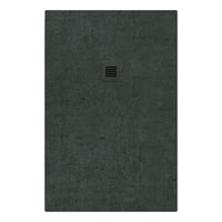 Piatto doccia in pietra SOLIDSTONE alto 2.8cm - PETROLIO - Misura: 80x90 x 2,8h 