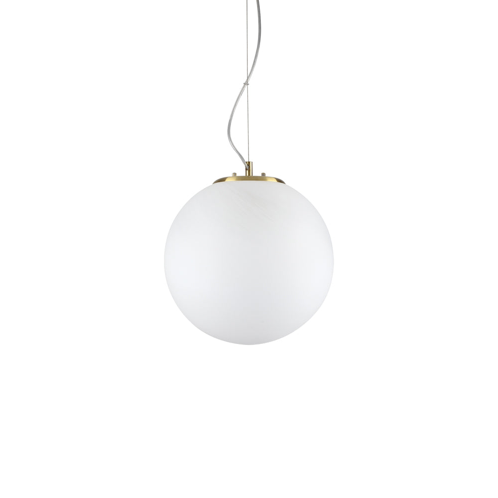 Sospensione Contemporanea Grape Metallo Bianco 1 Luce E27 Small