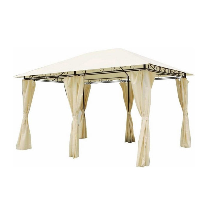 Set Tende Laterali Di Ricambio Per Gazebo Sines 6 Pezzi Colore Beige - Papillon