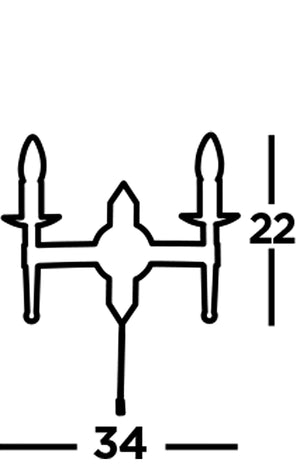 Applique Industrial-Nordico Ruota Di Carro Ii Ferro Nero 2 Luci E14