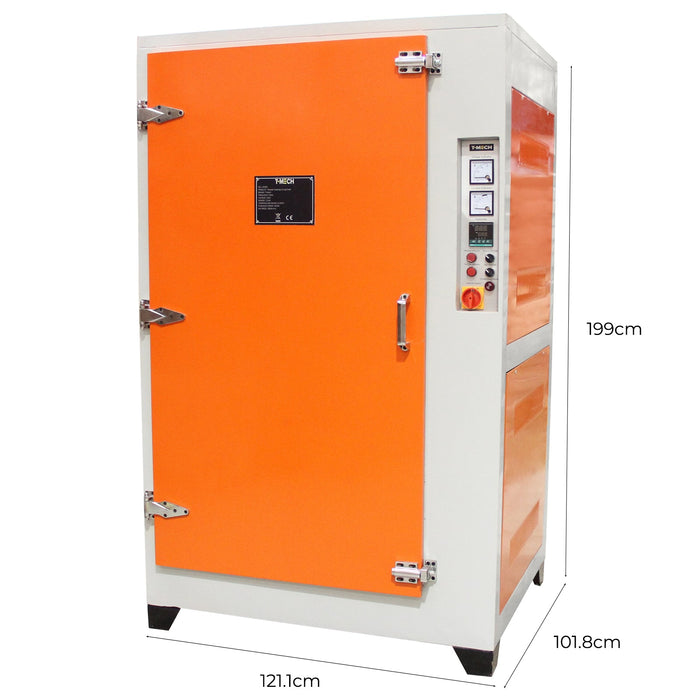 Forno Elettrico Professionale T-Mech per Verniciatura a Polvere 7.2KW, 250°C Max