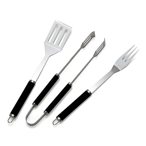 Bbq tool set basic spatola forchetta e pinza  -ESCLU