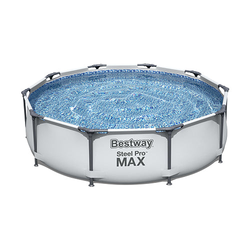 PISCINA FUORI TERRA ROTONDA STEEL PRO MAX CON POMPA FILTRO cm 305 x 76 BESTW