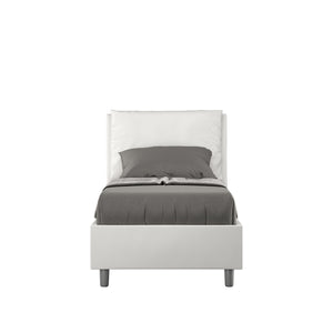 Letto Singolo 80x210 cm Senza Rete Antea Bianco