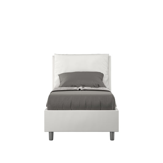 Letto Singolo 80x210 cm Senza Rete Antea Bianco