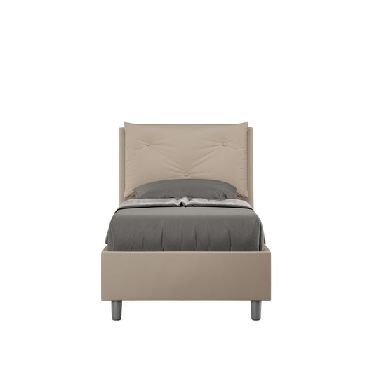 Letto Singolo 80x200 cm Senza Rete Appia Tortora